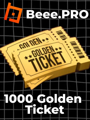 🎫 1000 Golden Ticket | По ID 🔥