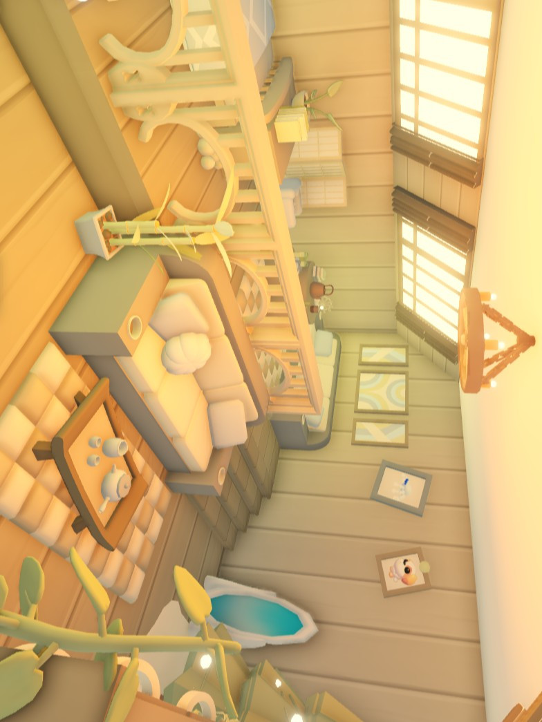 дом милый, в голубыъ тонах