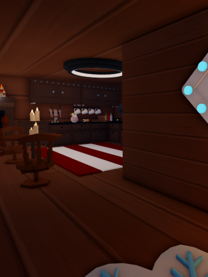 Новогодний Глитч домик