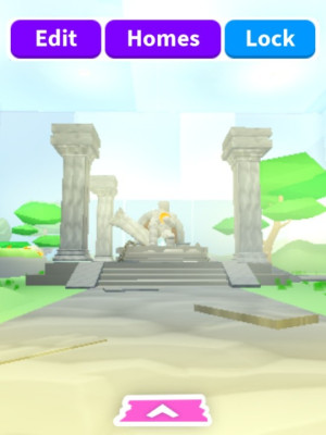 Глитч дом, в стиле замка