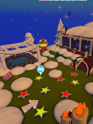 Новогодний Глитч домик