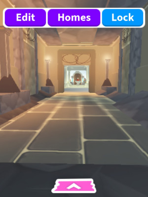 Глитч дом, в стиле замка