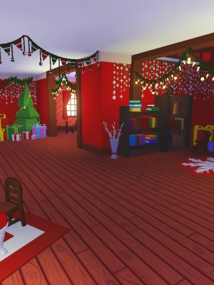 новогодний дом