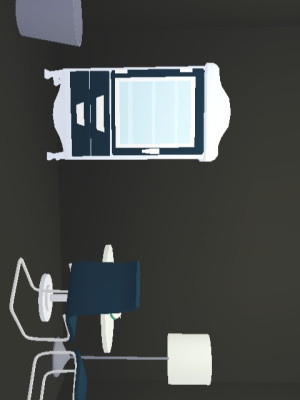 Особняк на холме в стиле черного цвета.