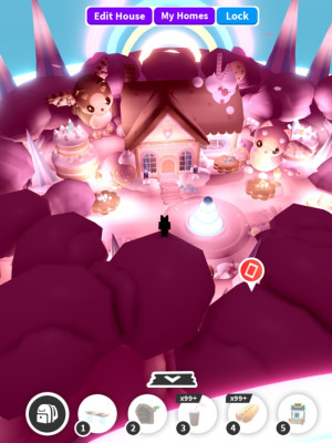 Глитч миленький домик с 2 бет драконами