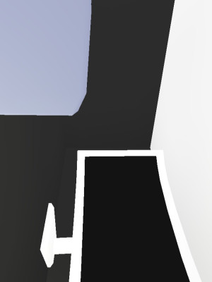 Особняк на холме в стиле черного цвета.