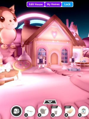 Глитч миленький домик с 2 бет драконами