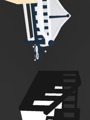 Особняк на холме в стиле черного цвета.