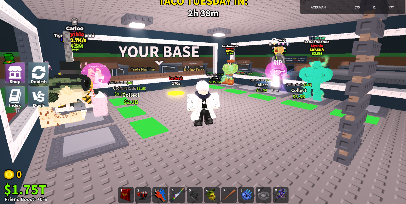 🎀 TOTAL 3000+ ROBUX! | КРАСИВЫЙ СКИН + ПРОКАЧКА В BRAINROT! (НЕМНОГО)