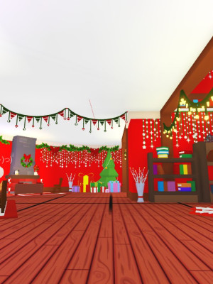 Christmas pudding house