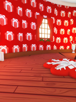 Christmas pudding house