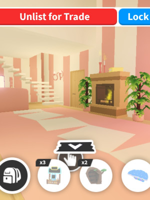 Розовый, милый мини дом