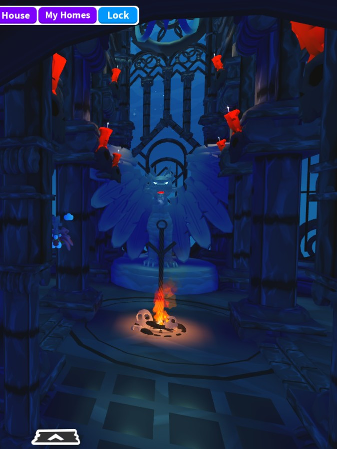 Огромный атмосферный замок глитч дом тотал 50к