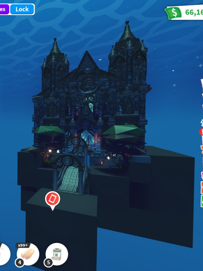 Огромный атмосферный замок глитч дом тотал 50к