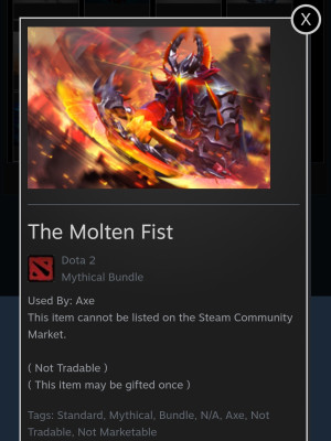 Скин на акса из коллекторки