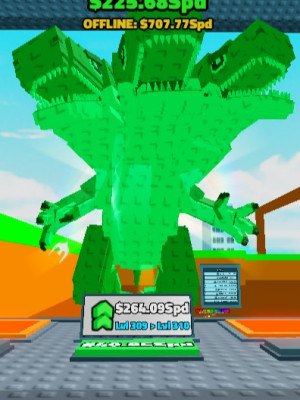 Divine Tralelero Hydrala Emerald Level 309