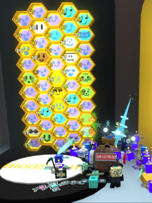 lvl 18 blue bear bee