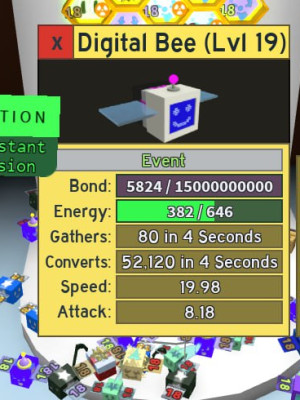 blue hive 18LVL/donate/tide popper/222T TOTAL/143 STACK BOOST