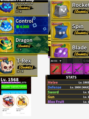 Аккаунт blox fruits (52k total)