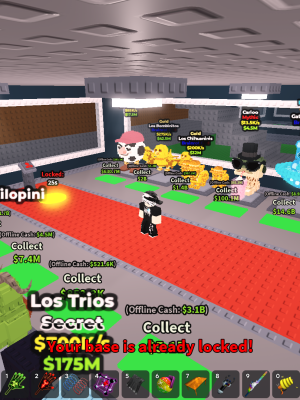 🎀 TOTAL 500+ ROBUX! | КРАСИВЫЙ СКИН + ПРОКАЧКА В STEAL A BRAINROT + The strongest battlefields!