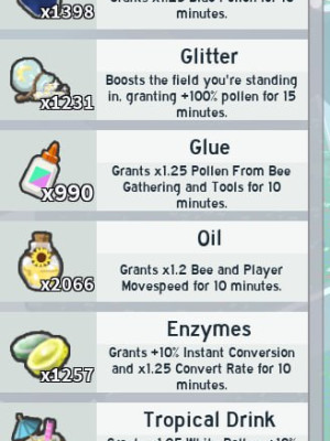 20-21LVL/COCONUT BELT/1600 DRIVERS DIGITAL/ALL DONATE/ALL PLANTERS/11qd total/gummy boller