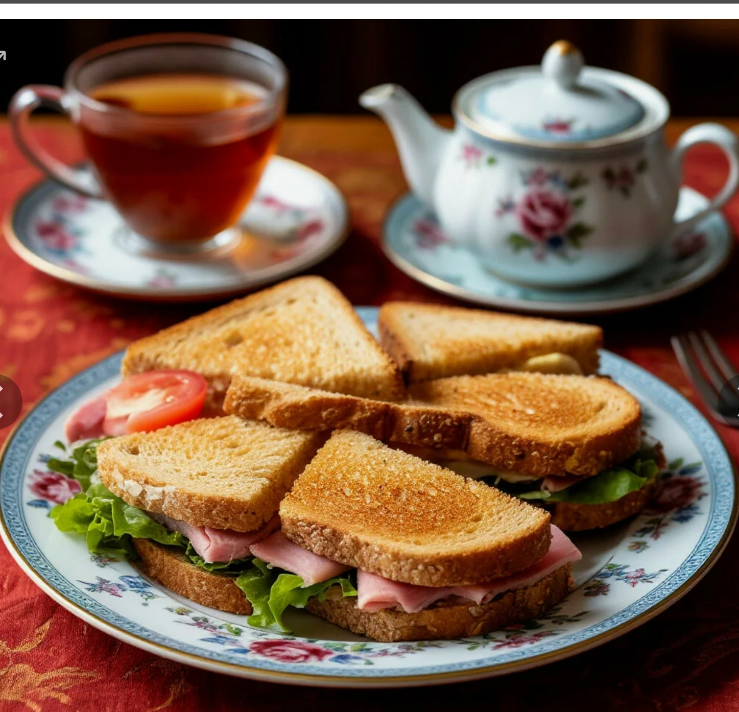 Закиньте на чай с бутербродами