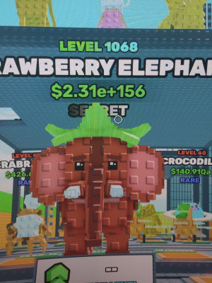 1068LVL Strawberry elephant доход $2.31e+156 1068LVL