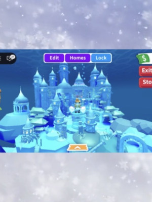 Очень большой и крутой морозный замок