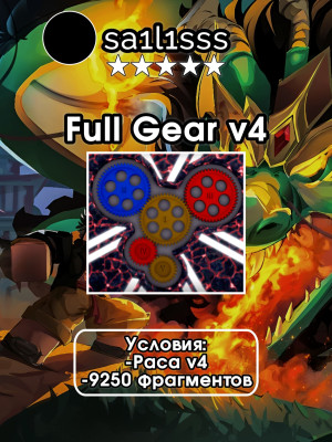 ⚙️👾 ПОЛУЧУ НА ВАШ АККАУНТ ФУЛЛ ГИР В4 👾⚙️