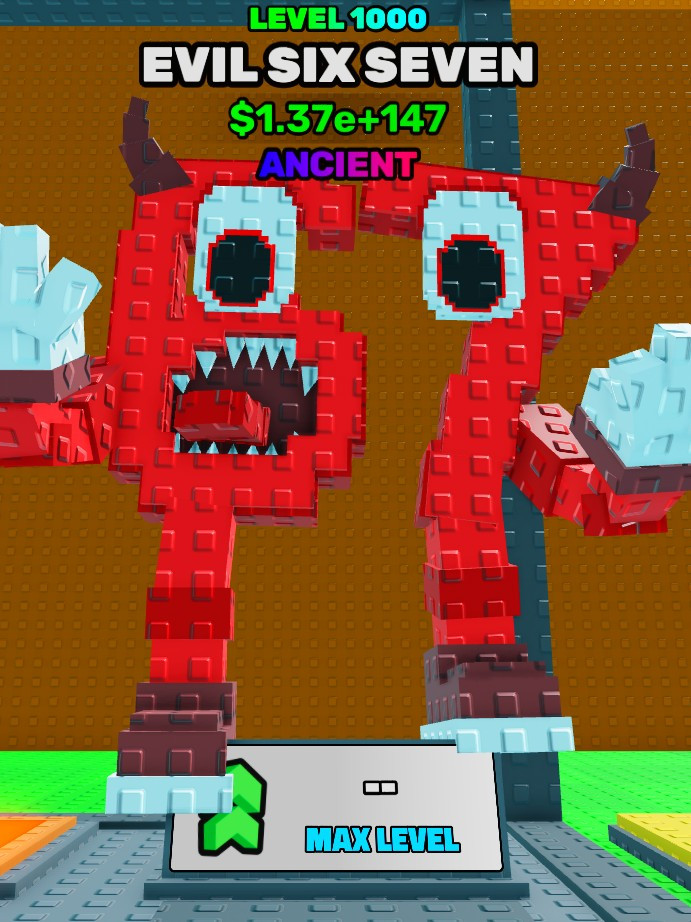 🟪ANCIENT 1000(MAX) LEVEL EVIL SIX SEVEN🟪