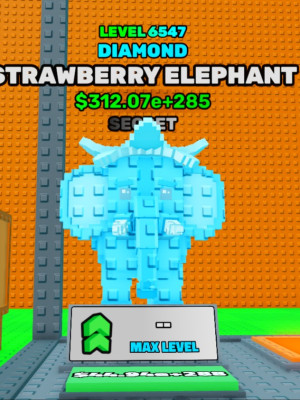 ⬛(BUG🔥) SECRET 6547 LEVEL✨ DIAMOND STRAWBERRY ELEPHANT⬛