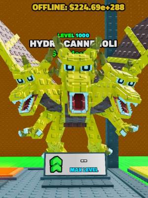 🟨DIVINE 1000(MAX) LEVEL HYDRA CANNENOLI🟨