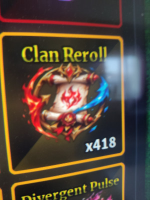 100 clan reroll