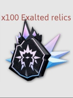 100 Exalted relics