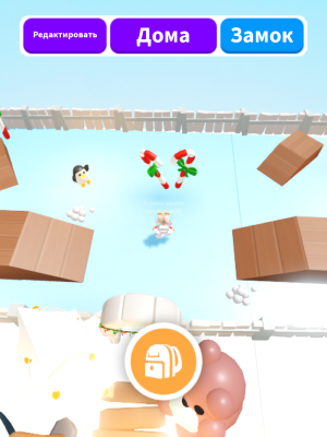 продаю небольшой новогодний, очень красивый домик