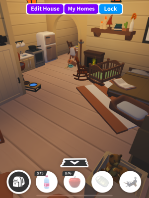 домик в коричнево-бежевых тонах