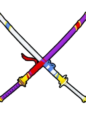 Скажу как сделать проклятую двойную катану