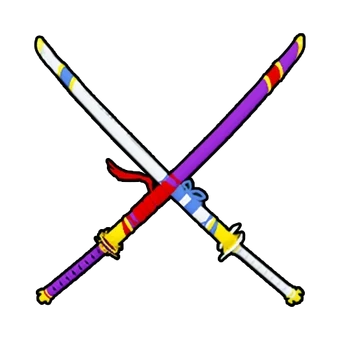 Скажу как сделать проклятую двойную катану