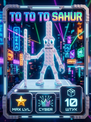 🎇ЛУЧШИЙ В ИГРЕ🎇ПАК ИЗ 10 ШТУК TO TO TO SAHUR [CYBER]