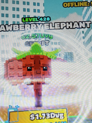Strawberry elephant very rare