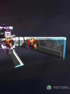 Продам м16 шоуган страйпс шпаттер 234 очень хороший паттерн солью за лоу