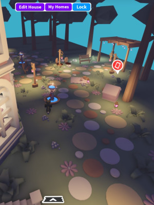 Огромный розовый особняк глитч дом тотал 75к, 3900+ мебели