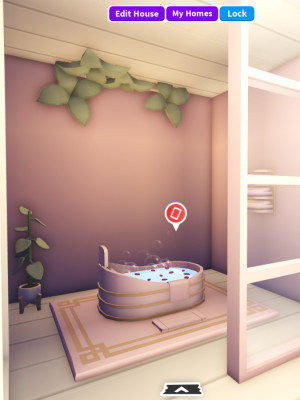 Огромный розовый особняк глитч дом тотал 75к, 3900+ мебели