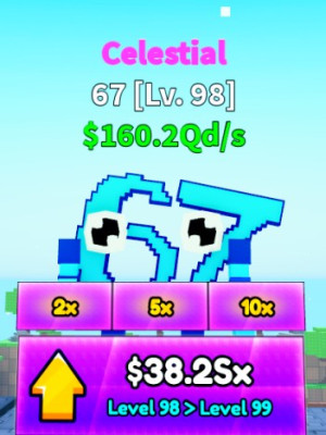 Celestial 67 $160.2Qd/s LVL 98