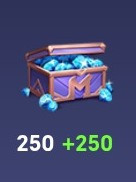 500 💎 при первом пополнение