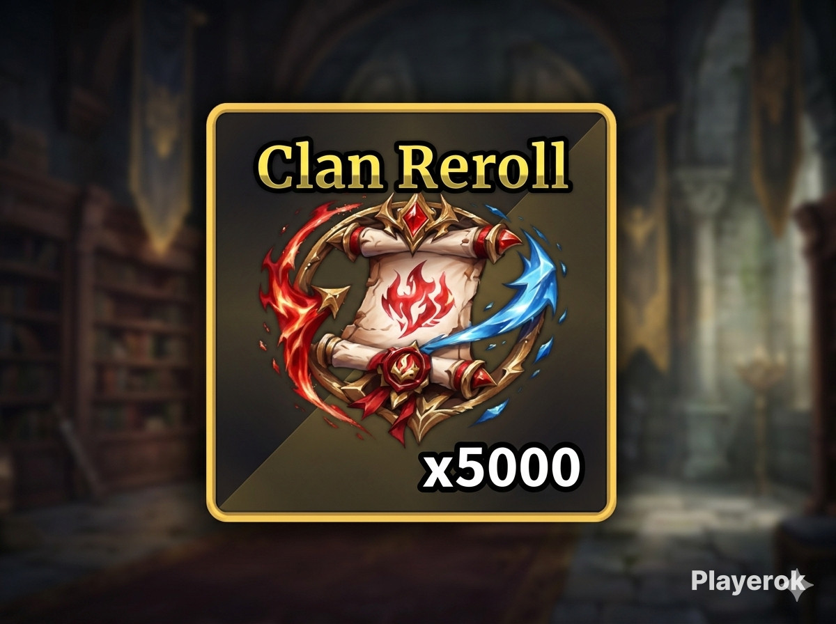 🔰X5000 CLAN REROLL🔁