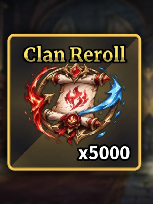🔰X5000 CLAN REROLL🔁