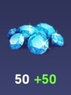 При первом пополнение 100💎