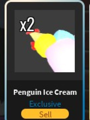 penguin ice cream knife