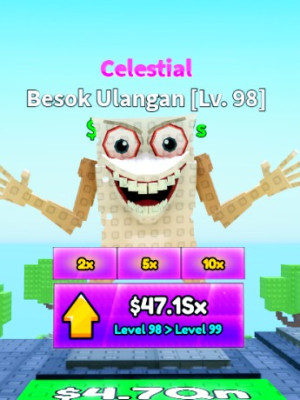 Celestial Besok Ulangan $197.9Qd/s LVL 98